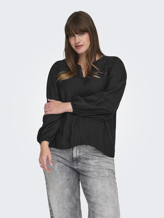 Actual product image Only Regular fit V-neck balloon sleeves Top Top (48)