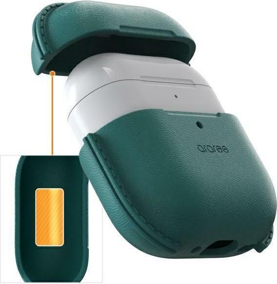 Produktbild Araree etui Pops AirPods 4 niebieski/forest blue AR20-02189B (Kopfhörer Hülle)