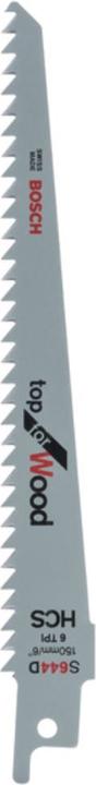 Produktbild Bosch Professional Zubehör Säbelsägeblatt S 644 D, Top for Wood, 100er-Pack