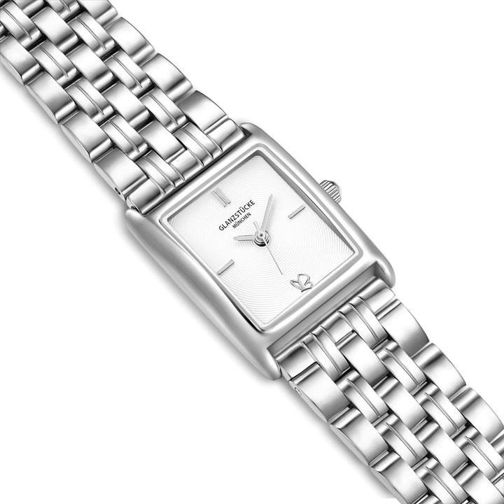 Actual product image Glanzstücke München Damen Quarzuhr silber Edelstahl silber - 38044 (22 mm)