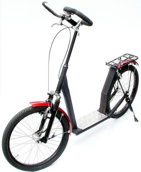 Produktbild Vitelli Trottinett 20" Down-Hill schwarz matt