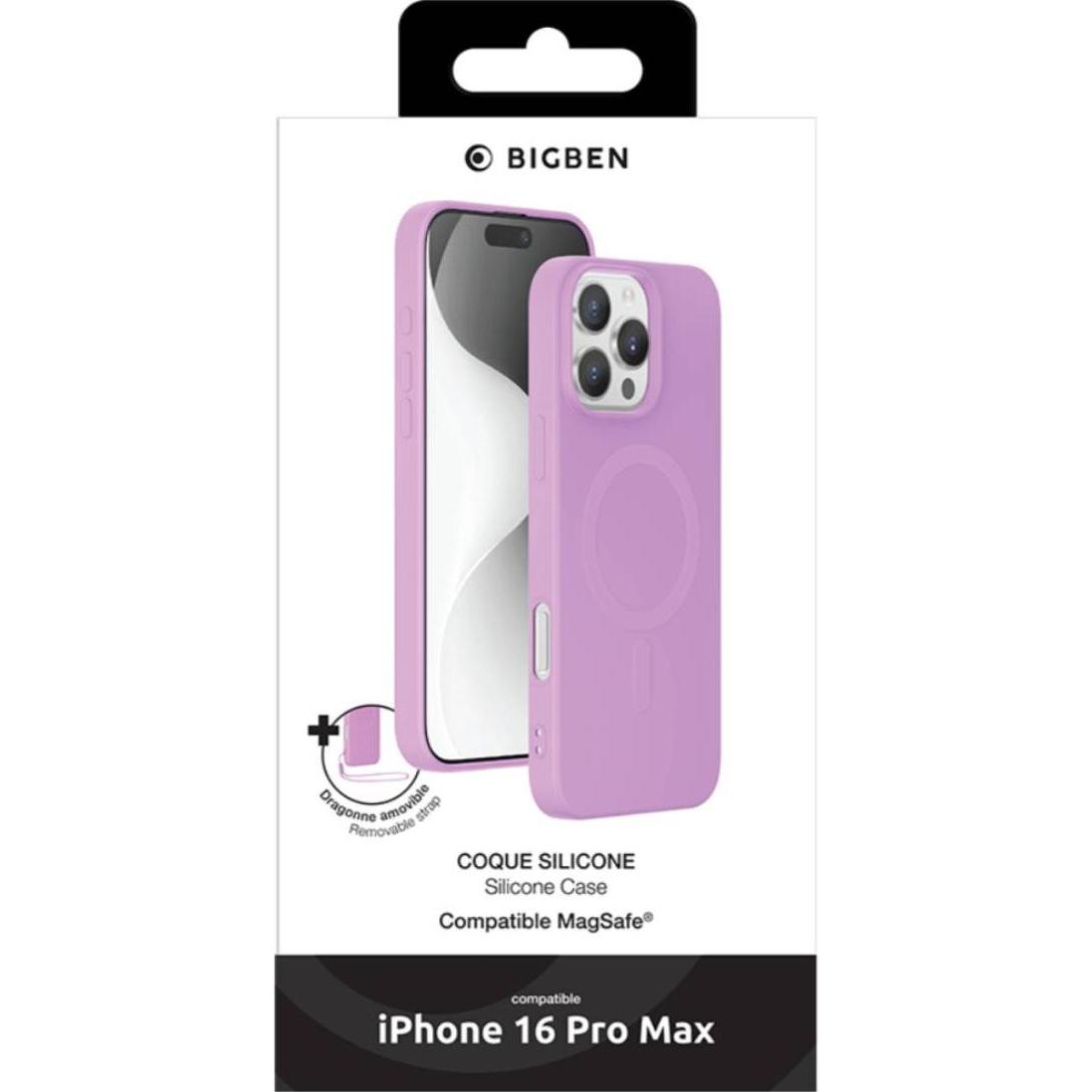 Thumbnail - Bigben MagSafe Case (Apple iPhone 16 Pro Max), Smartphone Hülle, Rosa