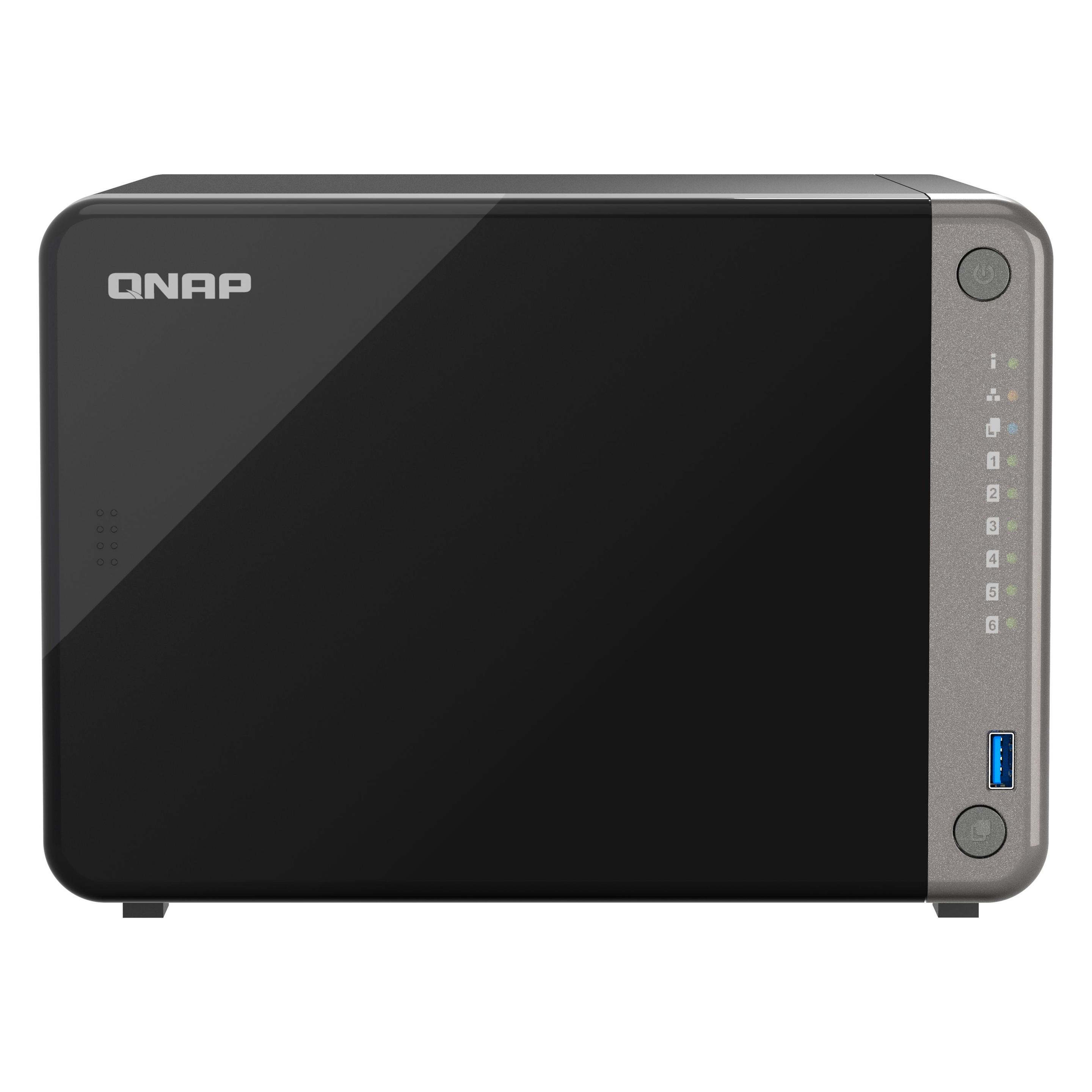 QNAP TS-AI642-8G (0 TB), NAS, Schwarz