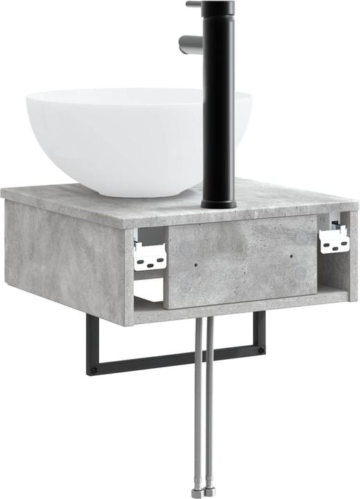 Actual product image vidaXL Wandmontiertes Waschbecken (405 mm, 410 mm)
