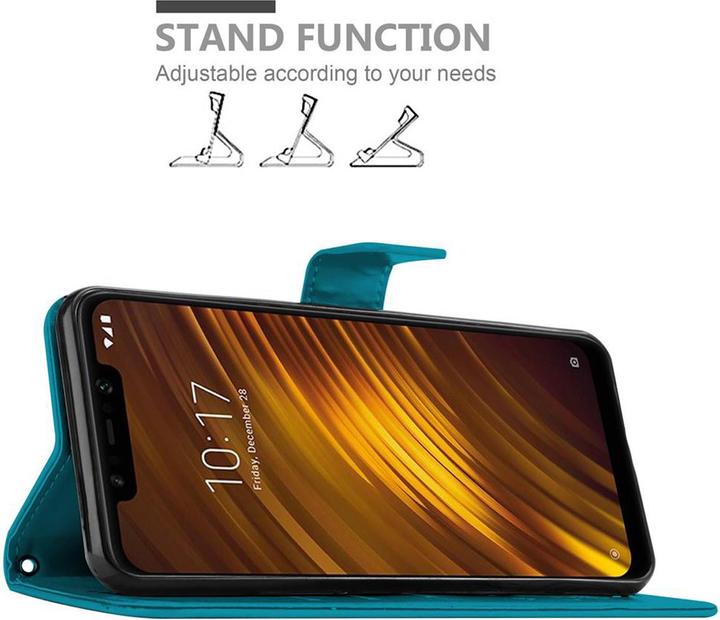 Produktbild Cadorabo Flower Book Cover (Xiaomi Pocophone F1)