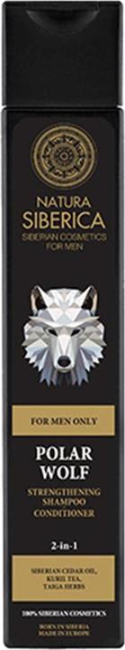 Actual product image Natura Siberica Shampoo with Conditioner for Men 250ml (250 ml, Liquid shampoo)