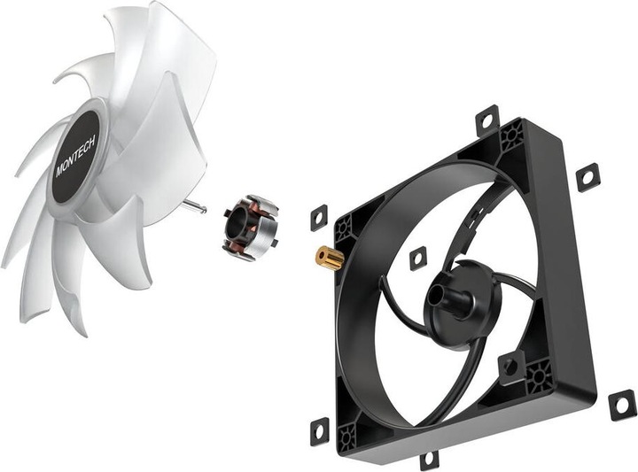 Actual product image Montech GF120 PWM (120 mm, 3 x)