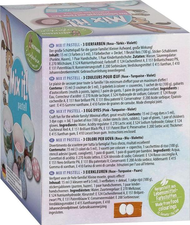 Produktbild Heitmann Ostereierfarben Mix It Pastell Set (1x)