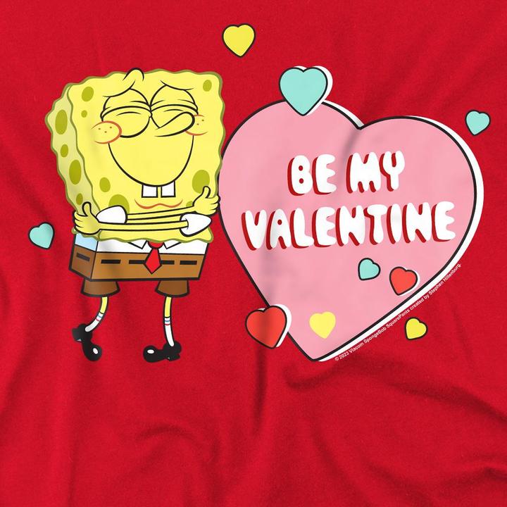 Image du produit Spongebob Squarepants - T-shirt BE MY VALENTINE - Homme (4XL)