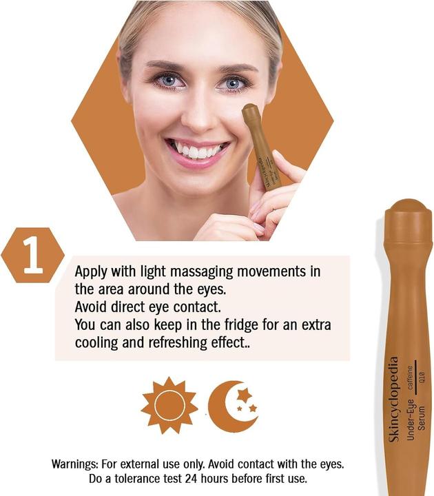 Produktbild Skincyclopedia Roll-on Under-Eye Serum (Roll-on, 15 ml, Tag + Nacht)