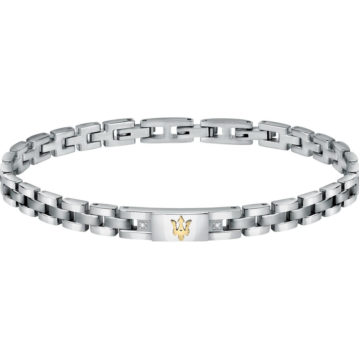 Maserati, Armschmuck, Armband, (22 cm, Edelstahl)