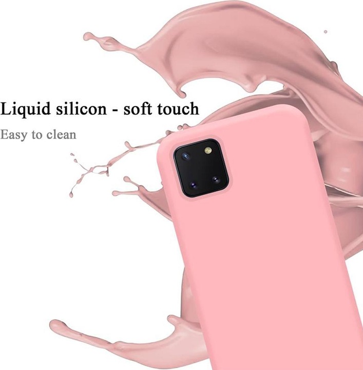 Immagine prodotto Cadorabo Copertura della cassa del silicone liquido TPU (Samsung Galaxy A81)