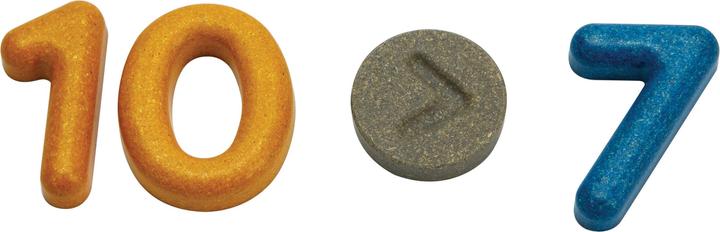 Actual product image Plantoys Numbers and symbols (German, French, Italian, English)