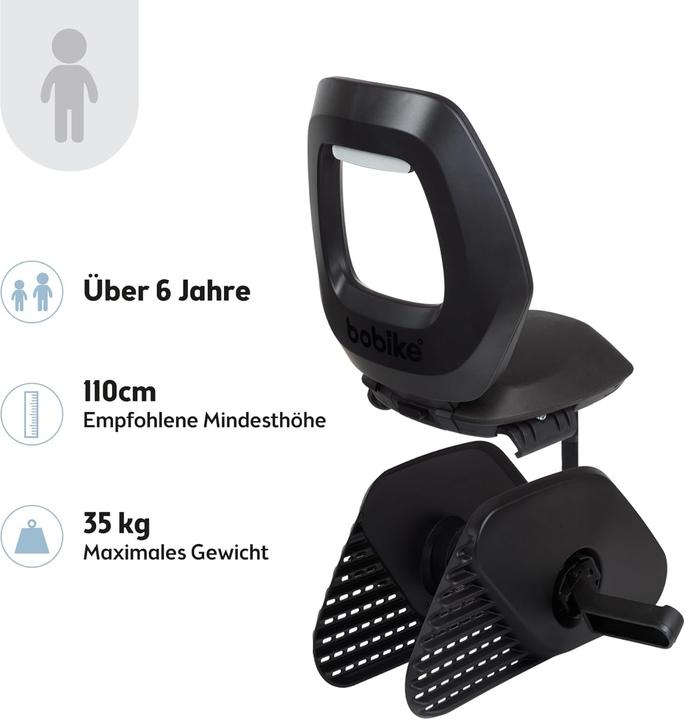 Productafbeelding bobike Junior One - fietszitje tot 35 kg per drager | Judas (Bagagedrager)
