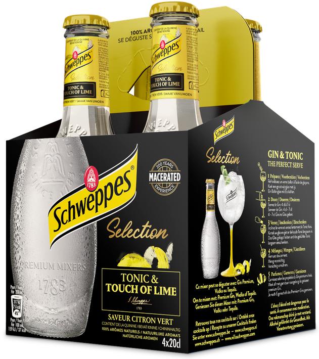 Produktbild Schweppes Selection Tonic Lime (24 x 25 cl)