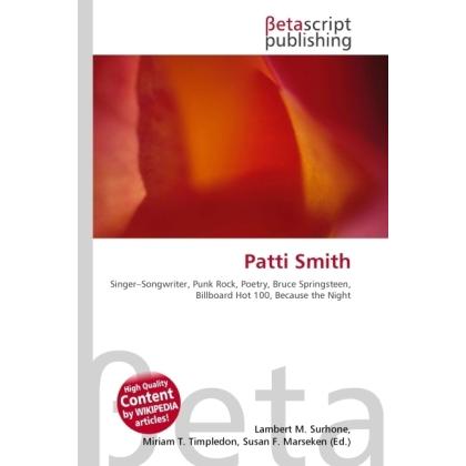 Patti Smith, Fachbücher