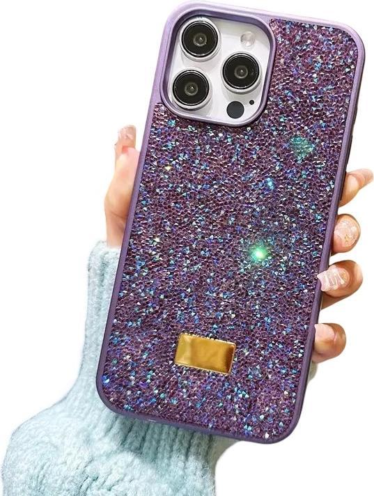 Produktbild RPD iPhone 14 Pro Max - Diamonds Kunststoff Glitzerhülle in violett (Apple iPhone 14 Pro Max)