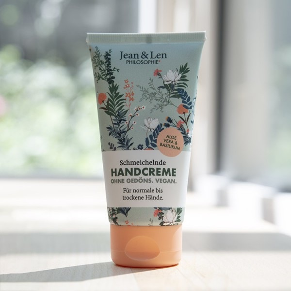 Actual product image Jean & Len Flattering Hand Cream Aloe Vera & Basil (75 ml)
