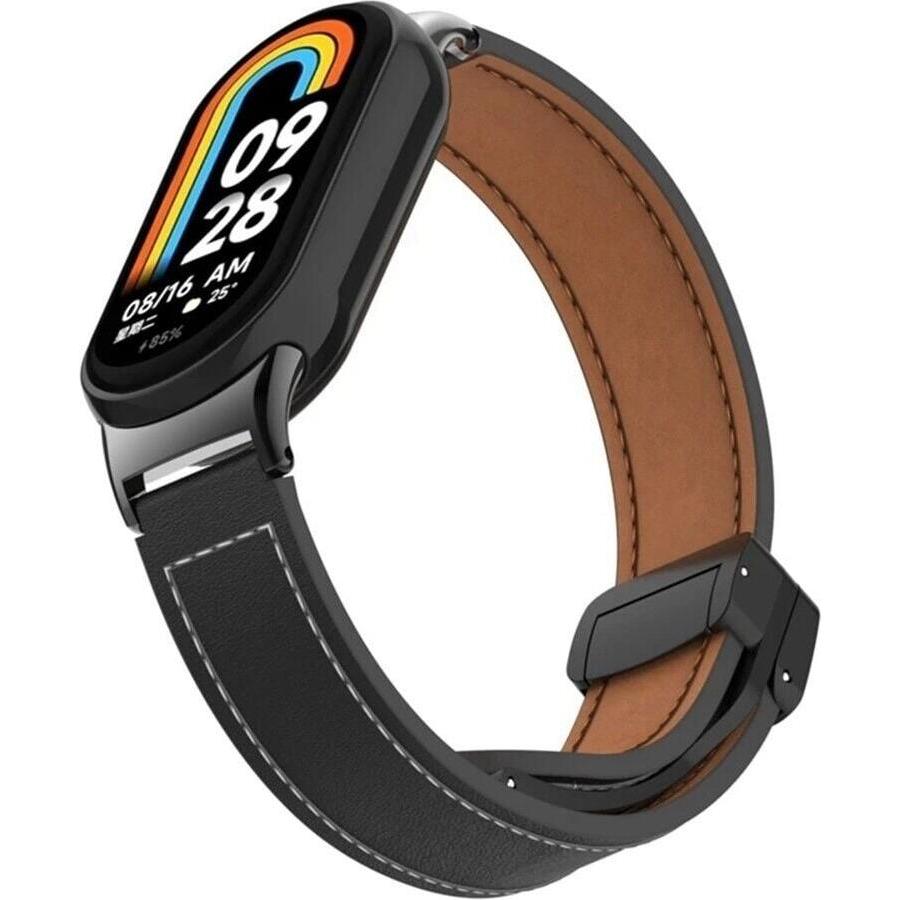 Thumbnail - Strap-it Armband (Leder), Uhrenarmband, Schwarz
