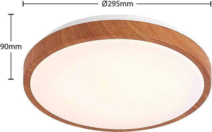 Actual product image Lindby Mynte LED ceiling light, round, 29.5 cm (500 lm)