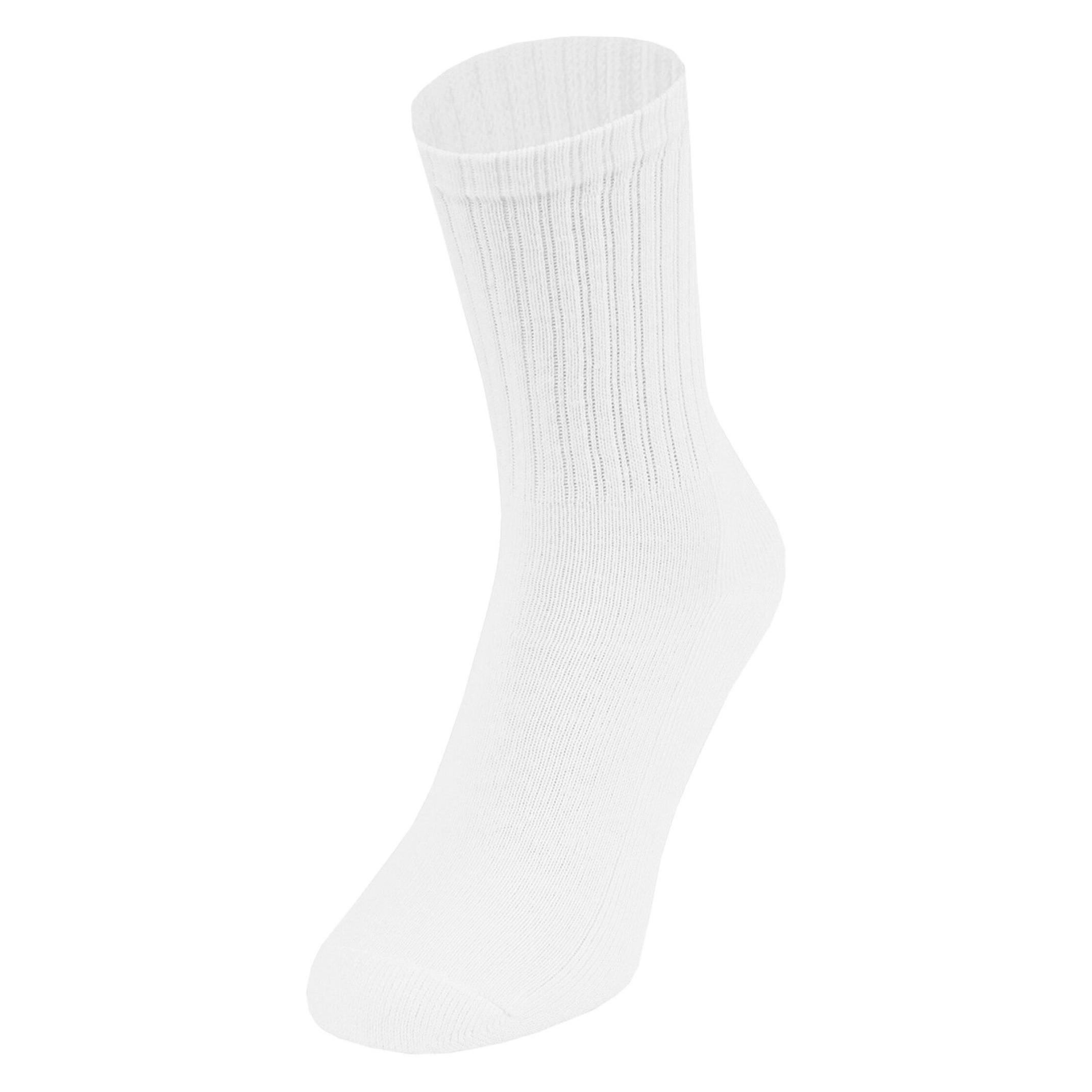 Jako, Damen, Sportsocken, Sportsocken Lang 3er Pack (39 - 42), Weiss