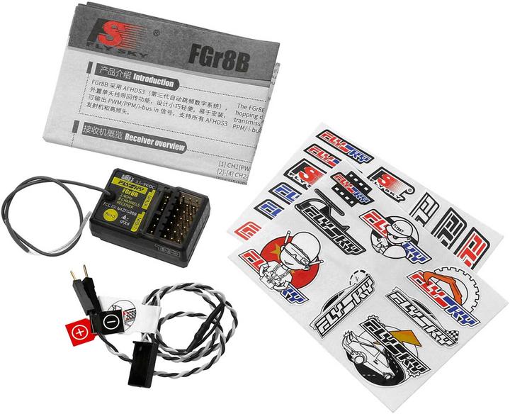 Actual product image Fly Sky fgr8b receiver 2.4ghz