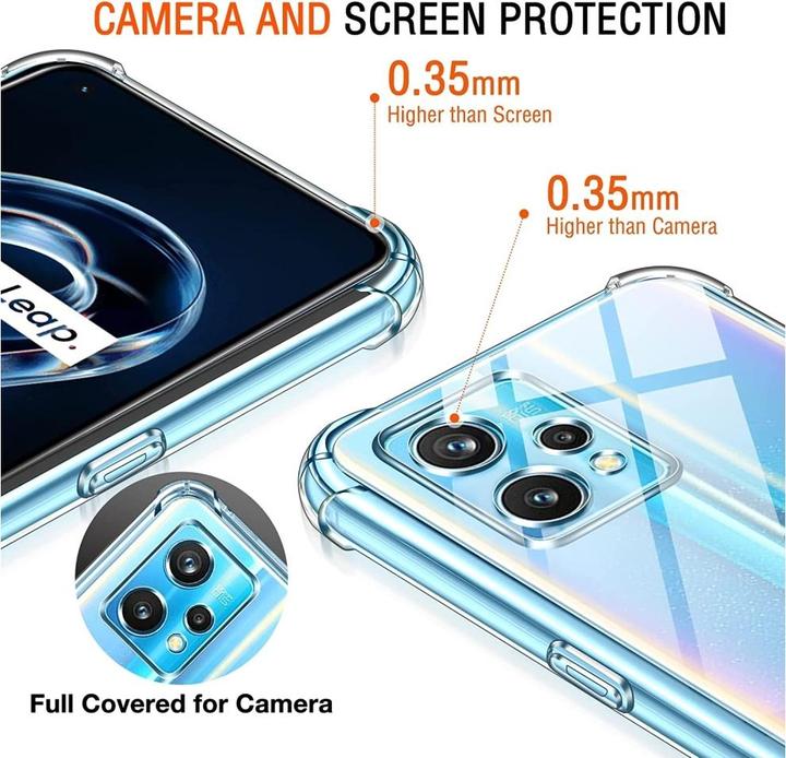 Produktbild Screenguard Realme 9 Pro Hülle Crystal Soft Airbag Bumper (Realme 9 Pro)