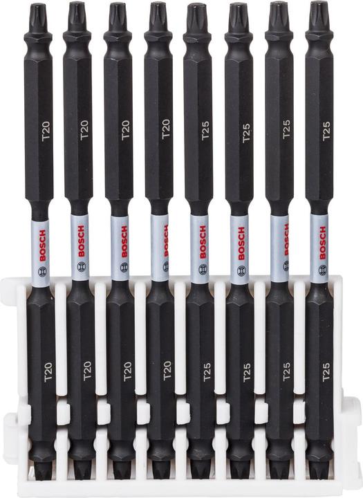 Produktbild Bosch Professional Zubehör Doppelklingen Schrauberbit-Set Impact Control, 8-teilig, 4 x T20, 4 x T25,110 mm