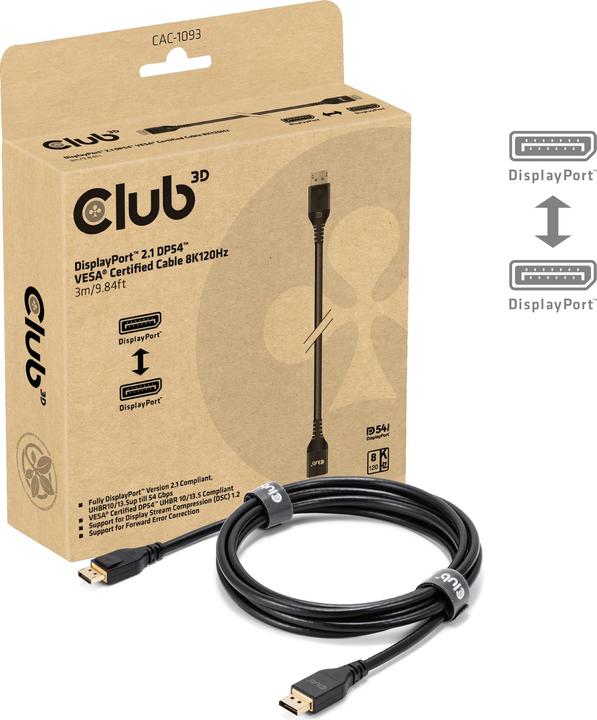 Club 3D DisplayPort - DisplayPort (3 m)