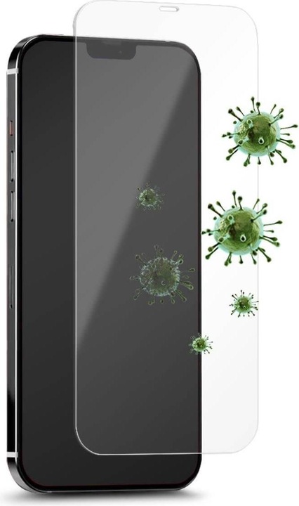 Actual product image Puro Antibacterial Tempered Glass Screen Protector with Antibacterial Protection for iPhone 12 Mini (1 Piece, Apple iPhone 12 mini)