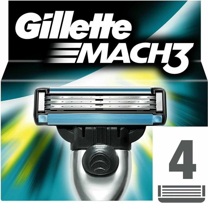 Actual product image Gillette Mach3 Blades (4 x)