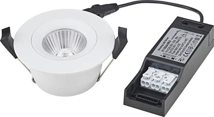 Actual product image Sigor LED recessed light Argent IP54 BM68/83mm IP54 module 9W 3000K 36° 95RA Casambi swivelling warm white