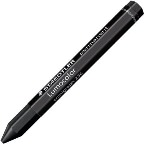 Staedtler, Marker, Signierkreide Lumocolor permanent omnigraph Papierhülle vorhanden: Ja Farbe: schwarz (Schwarz, 12 mm,...