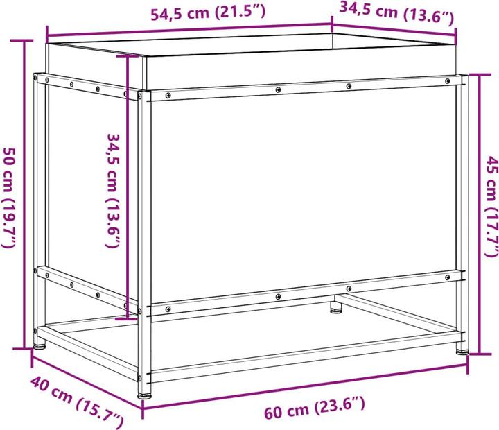 Produktbild vidaXL Pflanzkübel
