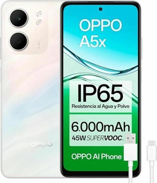Produktbild OPPO A5x (128 GB, Laser White, 6.67", Dual SIM, 4G)