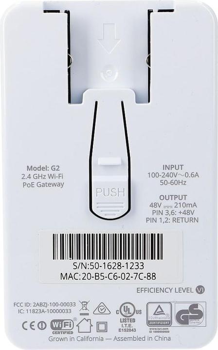 Actual product image Mimosa 100-00035(G2 POE) - G2 PoE - Wi-Fi gateway (300 Mbit/s)