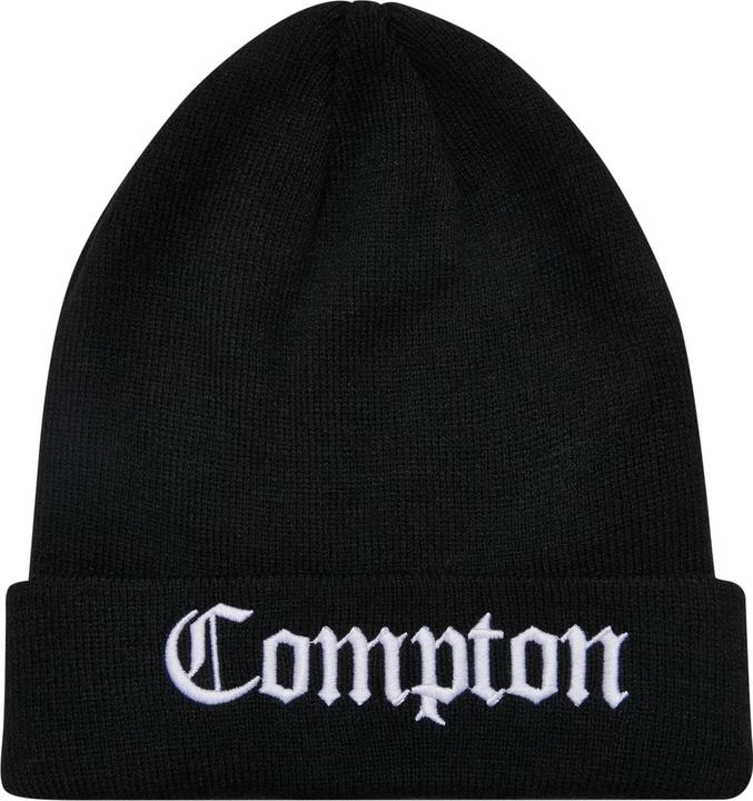 Actual product image Mister Tee Compton Heavy Knit beanie black one size