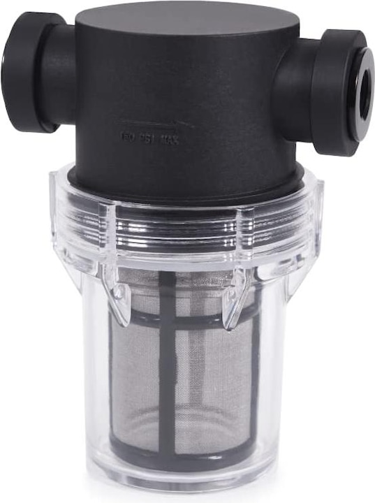 Produktbild Alphacool ES Big Inline Partikelfilter 2x G1/2" mit Adapter auf G1/4”