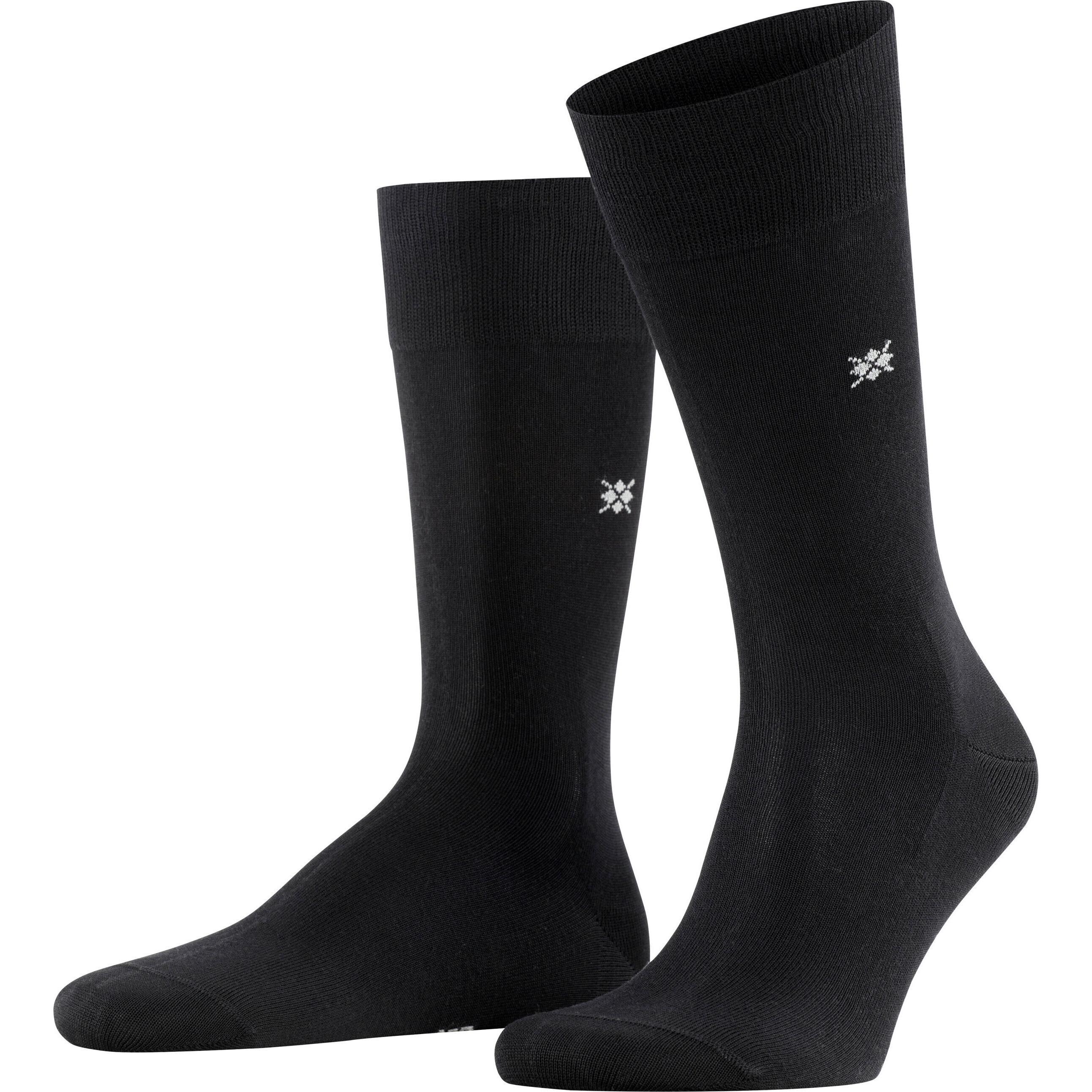 Burlington, Herren, Socken, Dublin So, Schwarz, (Einzelpack, 40 - 46)