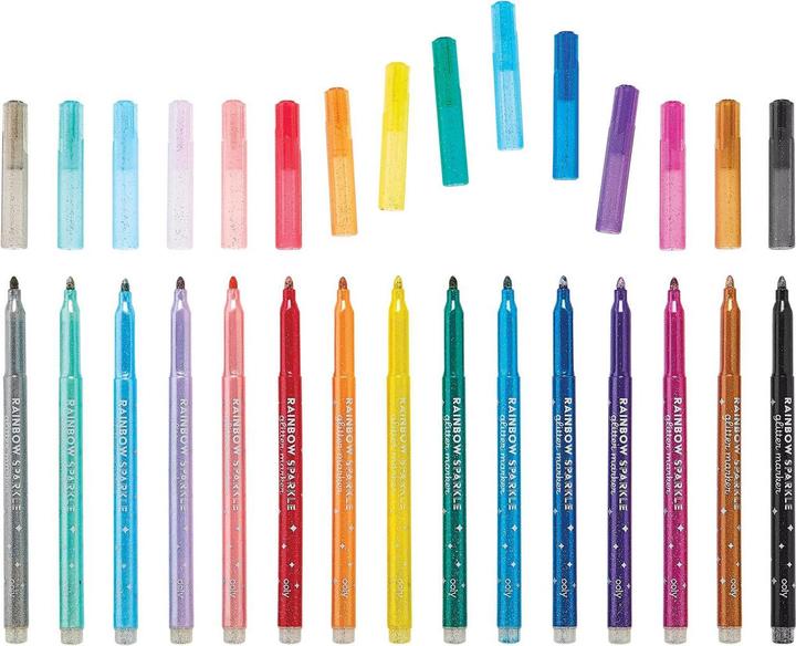 Produktbild Ooly Regenbogen-Glitzer-Marker (15x)