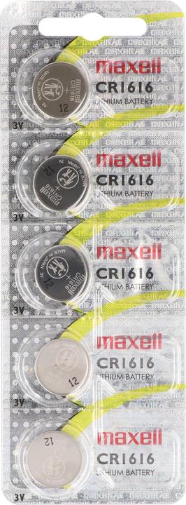 Actual product image AccuCell CR1616 Lithium Batterie IEC CR1616 - 5er Sparpackmit (5 pcs., CR1616, 55 mAh)