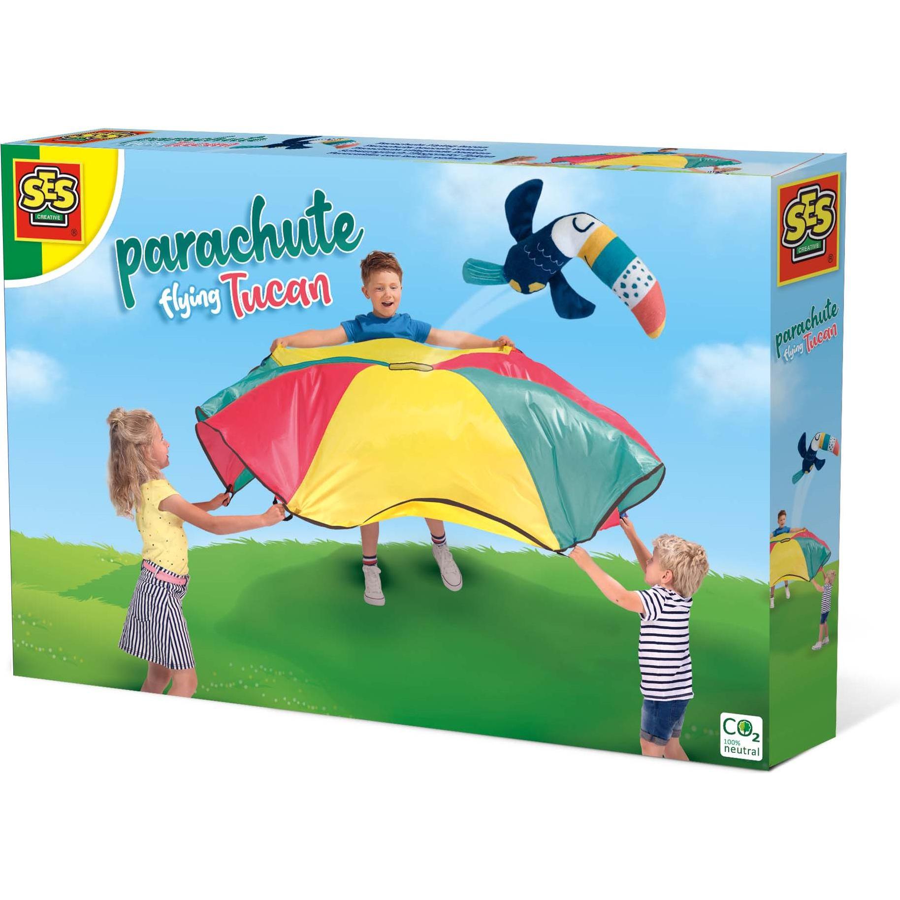 Ses Fallschirm fliegender Tukan