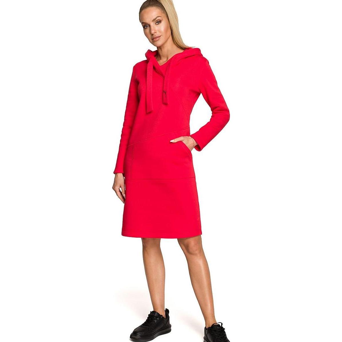 Made of Emotion, Damen, Kleider, Alltagskleid Moe, Rot, (XXL)
