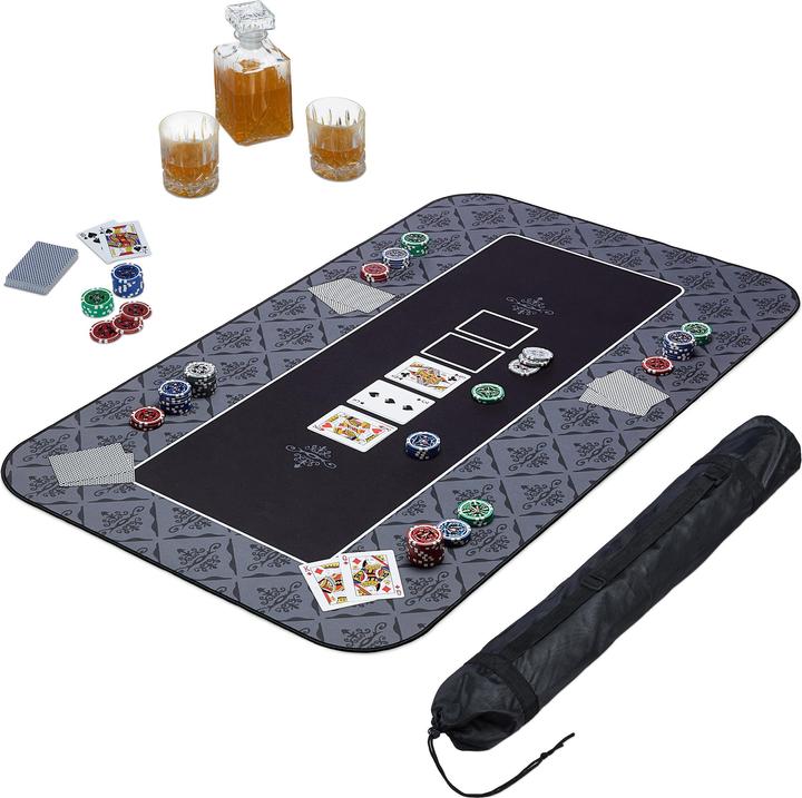 Actual product image Relaxdays Poker mat