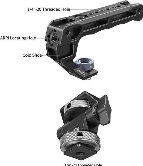 Produktbild SmallRig Top Handle with Monitor Support Kit (Compatible with Cold Shoe) 5322