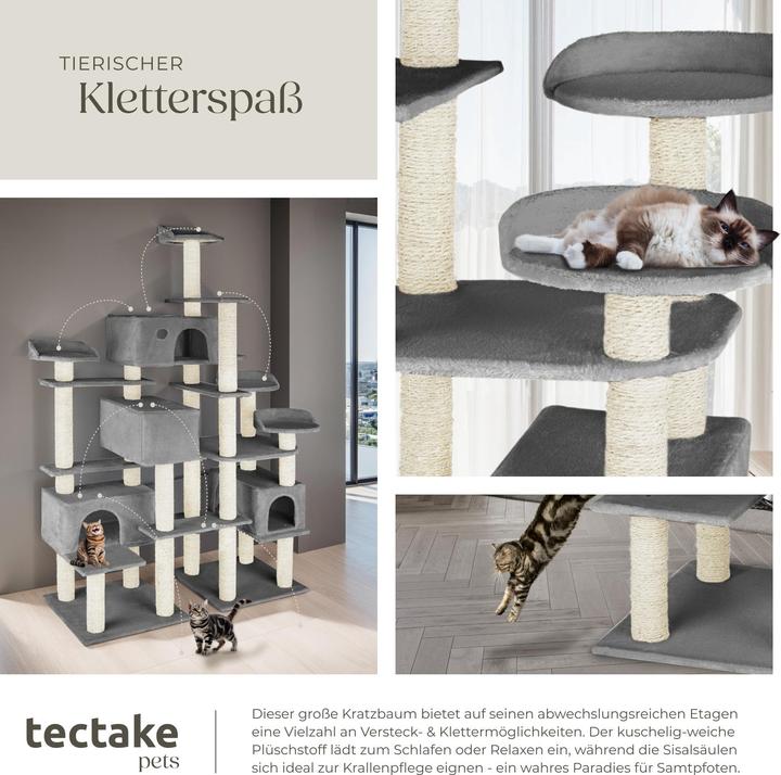 Produktbild tectake Entissar (214 cm, Grau)