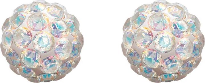 Actual product image Studex Sensitive stud earrings Fireball Iridescent crystal 6 mm (Stainless steel)