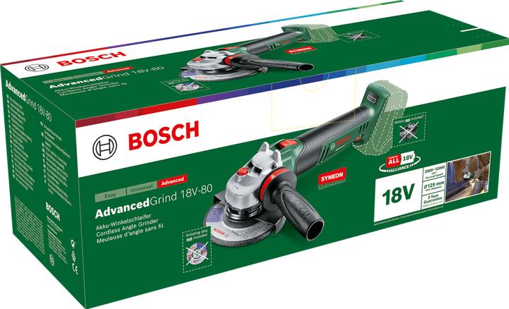 Actual product image Bosch Home & Garden AdvancedGrind 18V-80 (125 mm)