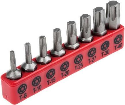 Produktbild RS PRO Bit-Satz Torx 8-teilig (Innensechsrund TX)