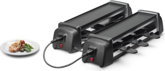 Ohmex Raclette grill Connect, connectable, for 8 people